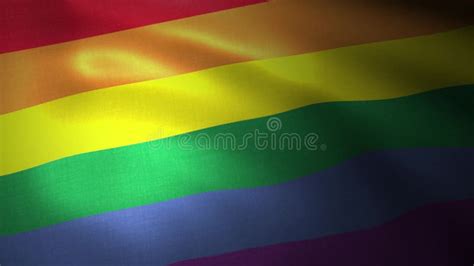 The Rainbow Flag LGBT Pride Flag Or Gay Pride Flag Waving At Wind Stock Video Video Of