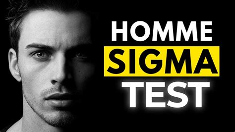 Test De L HOMME SIGMA 9 Questions Rapides Test SIGMA MALE YouTube