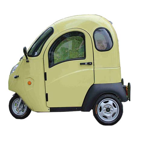 EEC Motorized 3 Wheel Electric Tricycle 800W 72V 20AH With Enclosed ABS