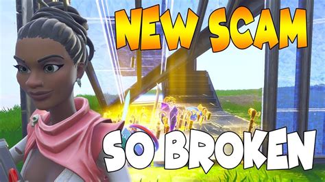 This New Scam Is So Broken Scammer Gets Exposed In Fortnite Save The World Youtube