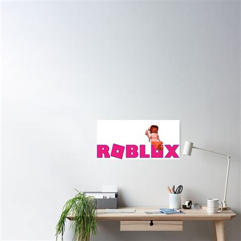 Roblox Girls Roblox Meganplays Aesthetic Roblox Girl Poster By Pixdesign Redbubble