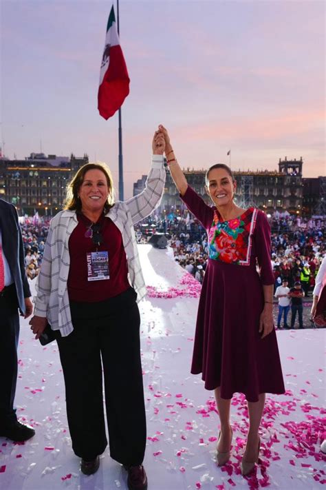 Claudia Sheinbaum garantiza la continuidad de la 4T Rocío Nahle