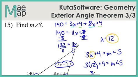 Exterior Angle Theorem Worksheet – Owhentheyanks.com