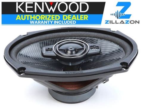 Kenwood KFC 6986PS 600 Watts 6 X 9 4 Way Coaxial Car Audio Speakers 6