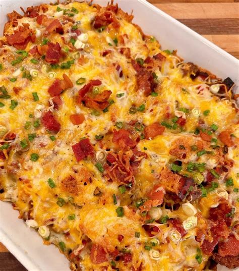 Loaded Tater Tot Breakfast Casserole Norines Nest