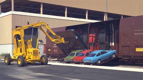 Transporting Cars By Rail Transport Informations Lane