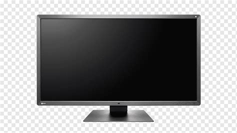 La computadora lcd con retroiluminación led monitorea la televisión