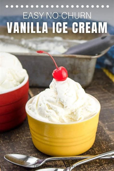 No Churn Vanilla Ice Cream