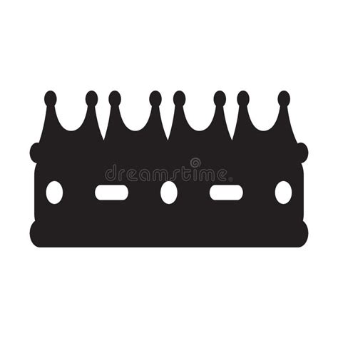 Isolated Royal Crown Silhouette Stock Vector - Illustration of ...