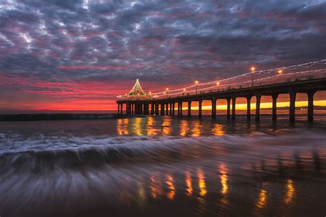 B.A.Y | photography: Manhattan beach pier sunset