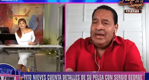 Tito Nieves Termina Amistad Con Sergio George Por Pelea Que Involucra A