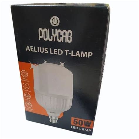 W Polycab Aelius Led T Lamp For Home Warm White At Rs Box In Mumbai