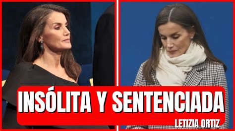 Ins Lita Conversaci N De Letizia Ortiz Que Paraliza A La Prensa Y