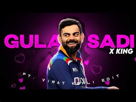 Virat Kohli X Gulabi Sadi Beat Sync Cold Editz Attitude Status