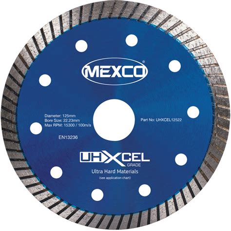 Mexco Porcelain Ceramic Tile Cutting Blade 125mm Toolstation