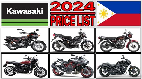 Kawasaki Motorcycle Price List In Philippines 2024 YouTube