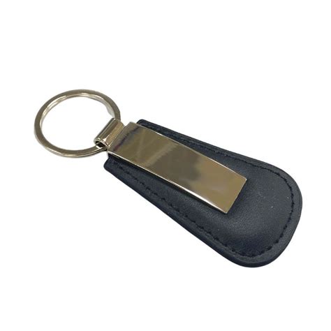 Personalized Leather Keyring Personalized Metal And Silicone