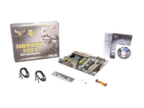 Asus Sabertooth 990fx Am3 Atx Amd Motherboard With Uefi Bios Neweggca