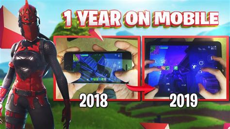 1 Year Progression Of The Best Fortnite Mobile Player YouTube