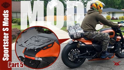 What A Luggage Rack On A Hd Sportster S Kemimoto Installation