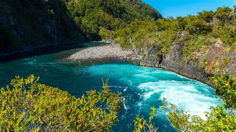 petrohue river flowing   vicente perez rosales national park