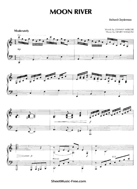 Richard Clayderman Sheet Music | ♪ SHEETMUSIC-FREE.COM