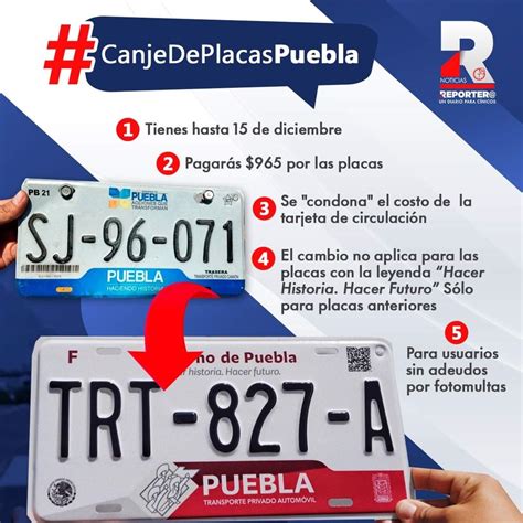 Requisitos Para Canje De Placas En Puebla Requisitos Para