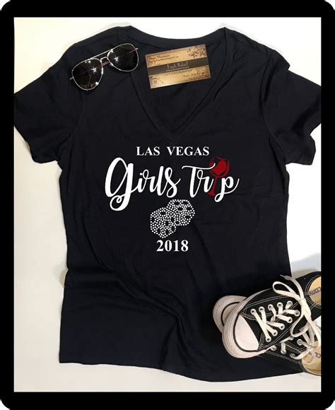 Bling Las Vegas Girls Trip 2018 Shirt Womens New York Tshirts