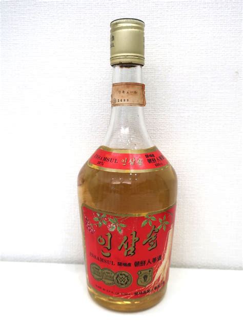 Yahoo!オークション - 1円～【古酒/未開栓】開城産 朝鮮人参酒 INSAMSU...