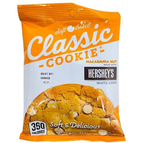 Classic Soft Baked Cookie Hersheys White Macadamia Candy Funhouse