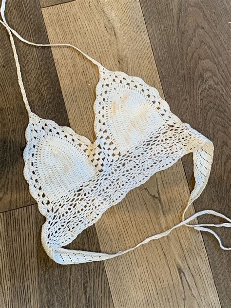 Women Crochet Lace Bralette Knit Bra Boho Beach Bikini Ebay