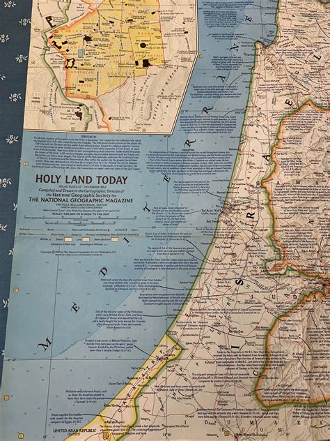 Blank Holy Land Map