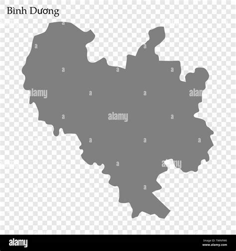 High Quality map of Binh Duong is a province of Vietnam Stock Vector ...