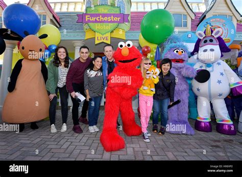 Editorial Use Only Cbeebies Characters Participate In The Parade Stock