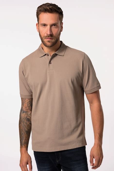 Polo Collection Basic Manches Courtes En Coton Piqu Jusqu Au Xl