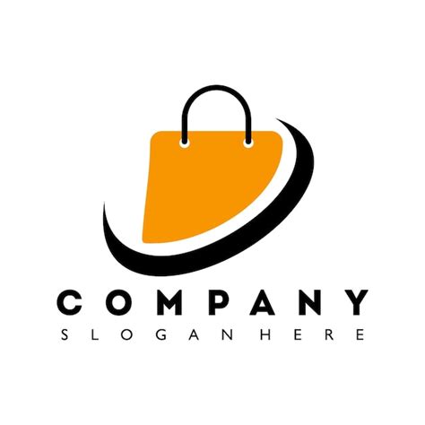 Premium Vector | Shopping bag logo design template illustration vector