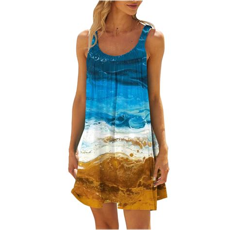 Sunyuan Womens Dresses Clearance Plus Size Women S Beach Dress Bikini Beachwear Coverups Casual