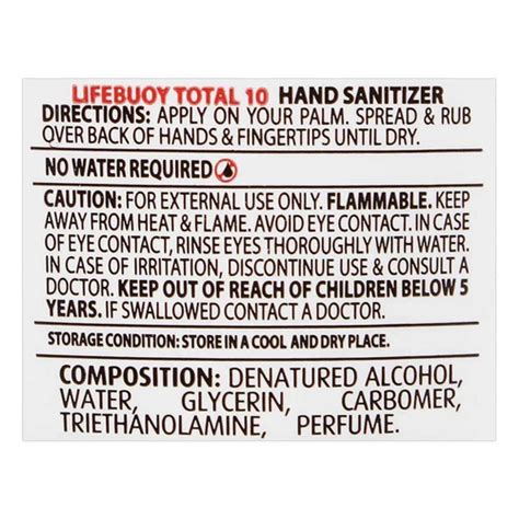 Lifebuoy Instant Germ Protection With Hand Sanitizer Kills 99 99 Germs