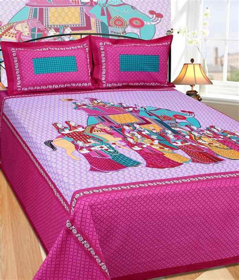 Fresh From Loom Cotton Double Bedsheet With Pillow Covers Buy Fresh