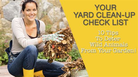 Free Printable Yard Cleanup Checklist | Predator Guard