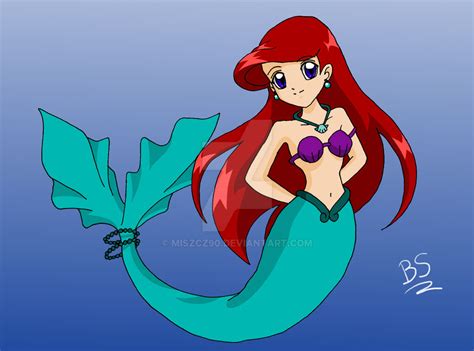 Ariel (Anime style) by Miszcz90 on DeviantArt