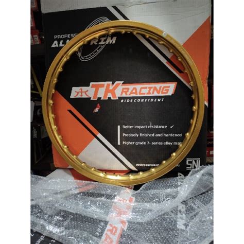 Jual Velg TK Racing Bright 140 160 Ring 17 Hitam Gold Silver Harga 1