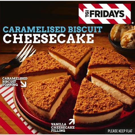 New TGI Fridays Caramelised Biscuit Cheesecake 400g 3 50 At Iceland