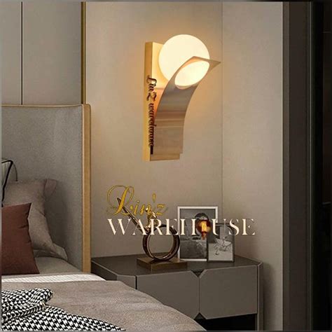 Jual Lampu Dinding Modern Metropolis Gold Glass Ball Wall Lamp Di Lapak