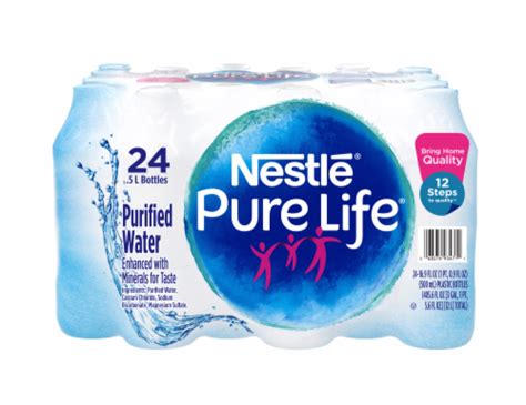 Pure Life® Purified Bottled Water 24 Bottles 16 9 Fl Oz Frys Food