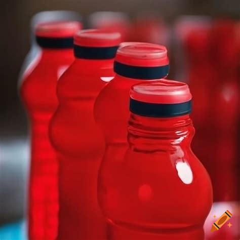 Red Bottle Of Water On Craiyon