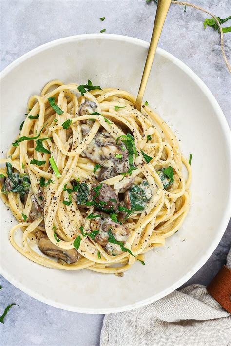 Pasta med svampe og flødesauce Artofit