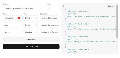 Generate Realistic Json Data Using Ai Json Data Ai