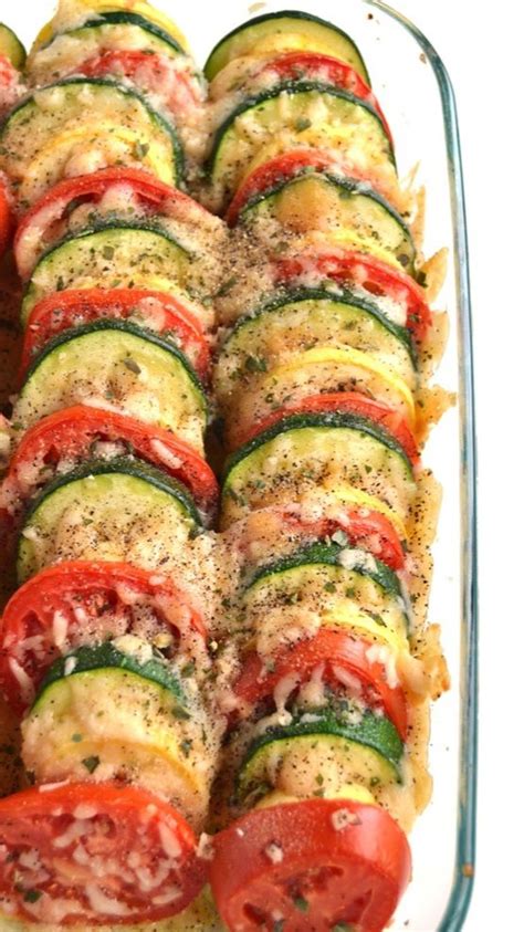 Parmesan Tomato Zucchini Bake Recipe