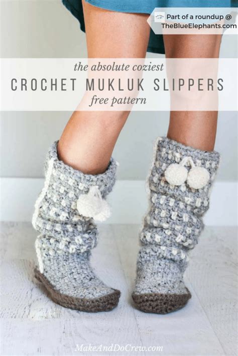 Top 15 Free Crochet Slipper Patterns To Make For Adults